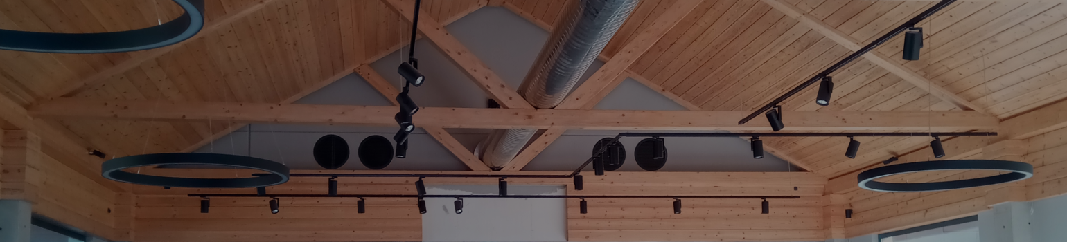 Imagen de techo revestido de madera